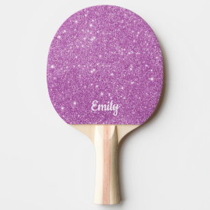Raquette De Ping Pong Nom personnalisé par parties scintillantes