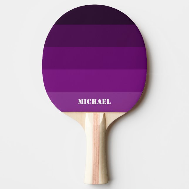 Raquette De Ping Pong Nom violet Pagaie de ping noir (Devant)