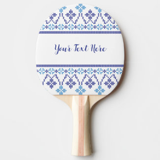 Raquette De Ping Pong Nordic Fair Isle Ping Pong Paddle