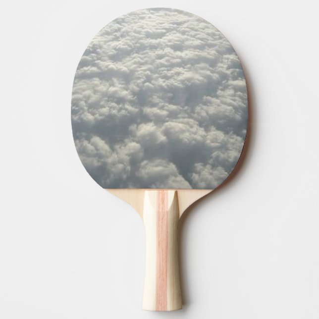 RAQUETTE DE PING PONG NUAGES DE FLUFFE BLANC (Devant)