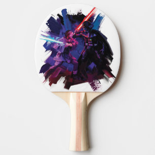 Raquette De Ping Pong Obi-Wan Kenobi Illustration Lightsaber Duel