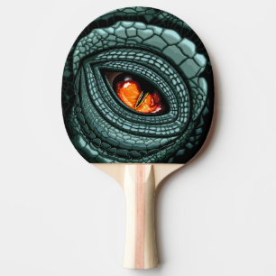 Raquette De Ping Pong Œil de prédateur reptile primal