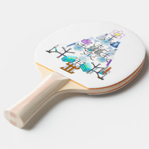 Raquette De Ping Pong Oh Chimie, Oh Arbre Chimiste