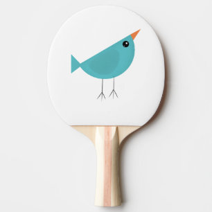Raquette De Ping Pong Oiseau fantaisiste adorable, art de la nature