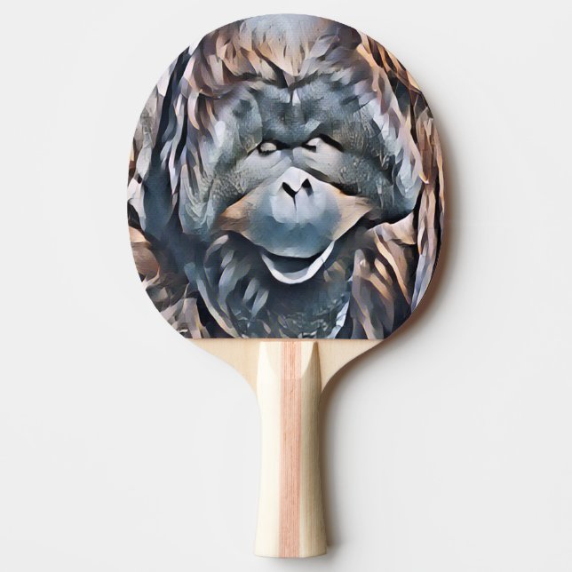 RAQUETTE DE PING PONG ORANGUTAN (Devant)