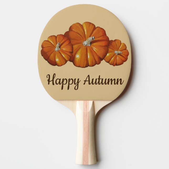 Raquette De Ping Pong Paddle citrouille Ping Pong (Dos)