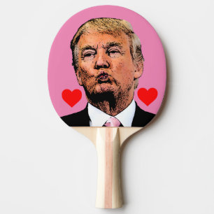 RAQUETTE DE PING PONG PADDLE DE LA JOURNÉE DE LA PING PONG DE DONALD TRU