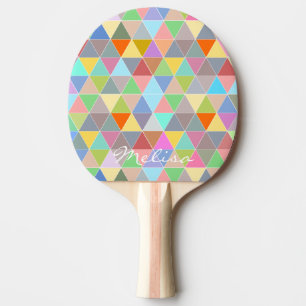 Raquette De Ping Pong Paddle de ping-pong d'art géométrique pour ping-