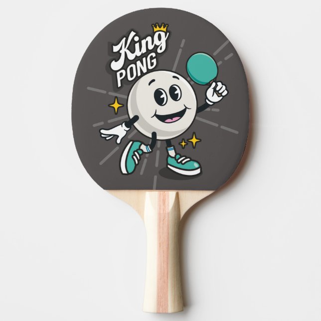 Raquette De Ping Pong Paddle de ping-pong King Pong (Devant)