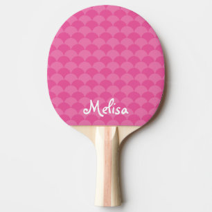 Raquette De Ping Pong Paddle de ping pong rose pétoncle pour fille de pi