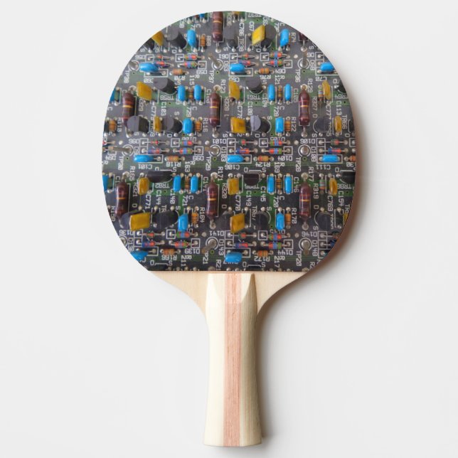 Raquette De Ping Pong Paddle Ping Ping Pong, Rouges en caoutchouc (Devant)