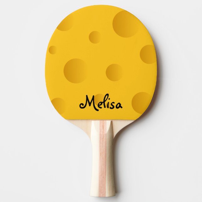 Raquette De Ping Pong Paddle ping-pong design au fromage pour ping-pong (Devant)