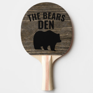 RAQUETTE DE PING PONG PADDLES DE PING PING DE DEN À L'OEUVRE GRIZZLY