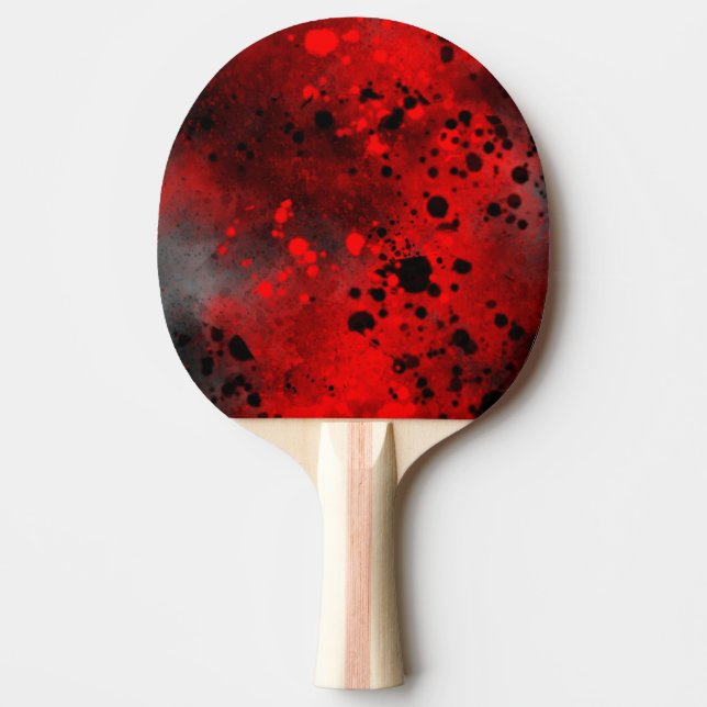 Raquette De Ping Pong Pagaie à bascule de peinture de pulvérisation (Devant)