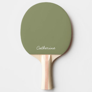 Raquette De Ping Pong Pagaie à bascule verte couleur rouge tendance