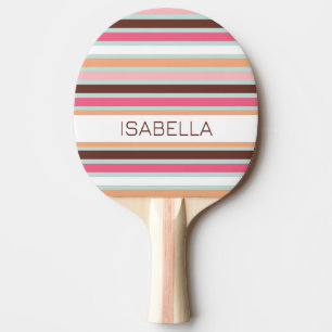 Raquette De Ping Pong Pagaie de ping de bandes personnalisées en gras