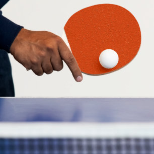 Raquette De Ping Pong Pagaie de ping orange unique avec détails de textu