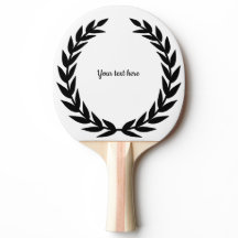 Pagaie de ping personnalisable