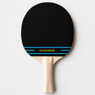Raquette De Ping Pong Pagaie de ping personnalisée noire