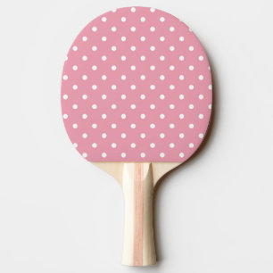 Raquette De Ping Pong Pagaie De Ping Ping Ping Pink Polka