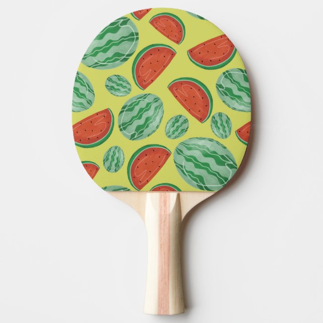 Raquette De Ping Pong Pagaie de Ping Ping Print Watermelon (Devant)