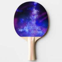 Pagaie de ping-pong bleu ciel de nuit