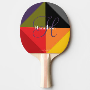 Raquette De Ping Pong Pagaie de ping-pong - HAMbyWG - Colorful Geometry