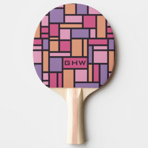 Raquette De Ping Pong Pagaie de ping-pong personnalisée en monogramme pa