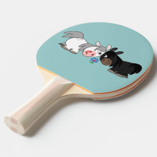 Raquette De Ping Pong Pagaie de ping-pong Standoff Ping Cartoon