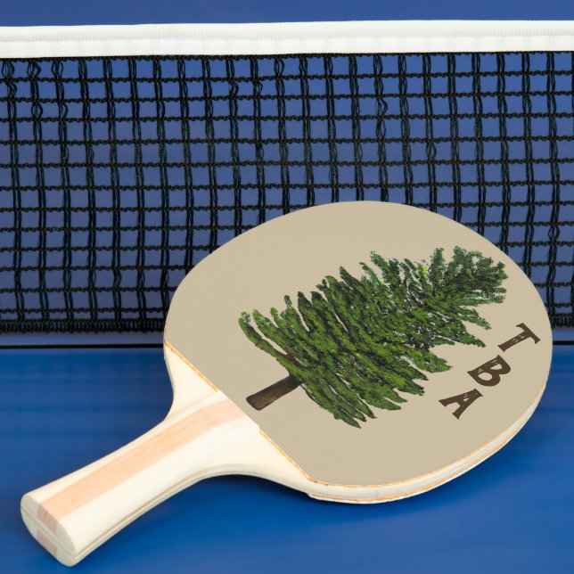 Raquette De Ping Pong Pagaie Ping Ping Pine Tree (Insitu)