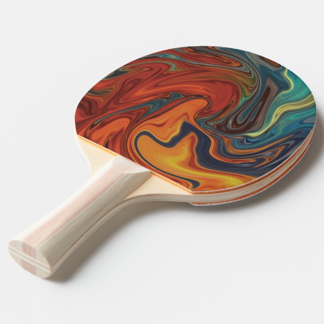 Raquette De Ping Pong Pagaies De Ping Personnalisées : Votre Nom Ici (Devant Angle)
