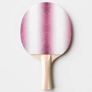 Raquette De Ping Pong Pailleté rose scintillant fantaisie glamour – Lign