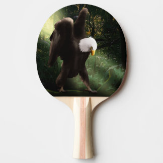 Raquette De Ping Pong Pala de Ping Pong Águila Calva Salvaje Atacando