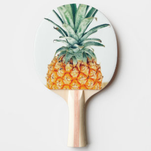 Raquette De Ping Pong Pale Green Pastel Ananas Sentiment bio