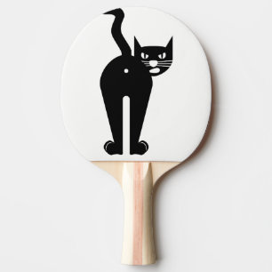 Raquette De Ping Pong Palette de ping-pong. Chat