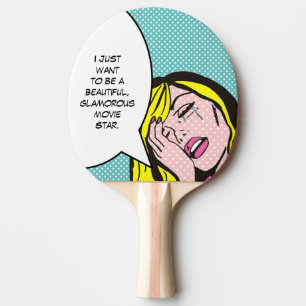 Raquette De Ping Pong Palette de ping-pong d'art de bruit de star de