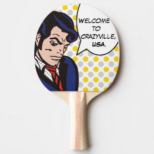 Raquette De Ping Pong Palette de ping-pong d'art de bruit d'homme de