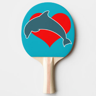 Raquette De Ping Pong Palette de ping-pong de Luv de dauphin