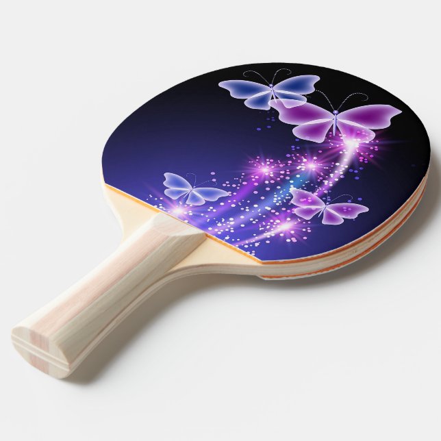 Raquette De Ping Pong Palette de ping-pong de papillon (Devant Angle)