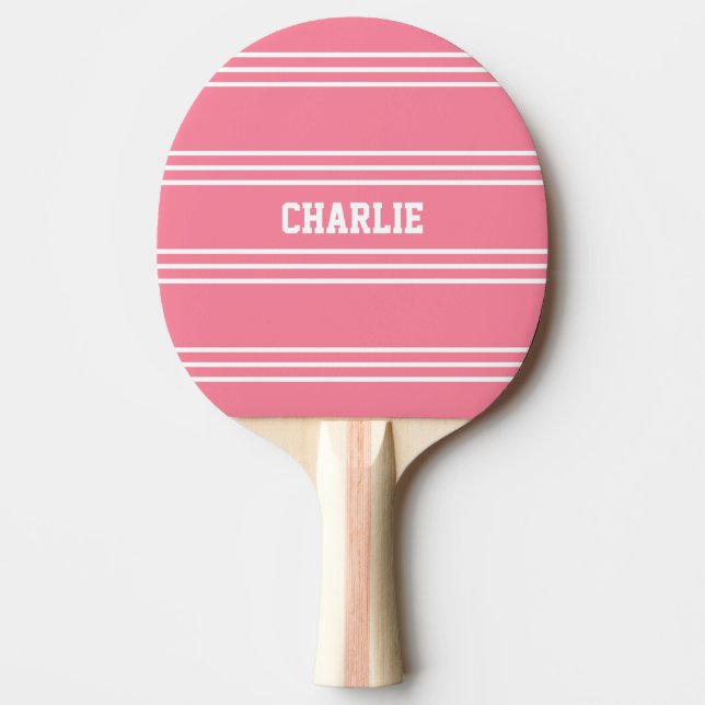 Raquette De Ping Pong Palette faite sur commande de monogramme de (Devant)