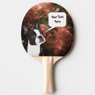 Raquette De Ping Pong Palette faite sur commande de ping-pong de chien