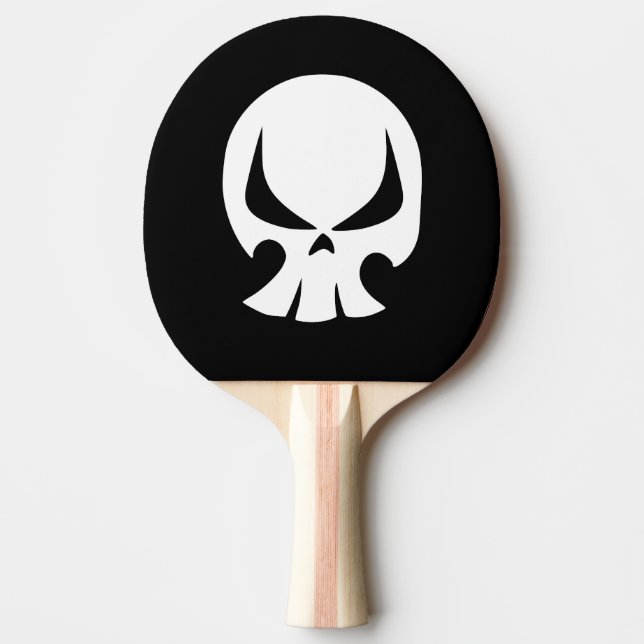 Raquette De Ping Pong Palette mauvaise de ping-pong de crâne (Devant)