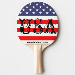 Raquette De Ping Pong Palette patriotique de ping-pong des Etats-Unis