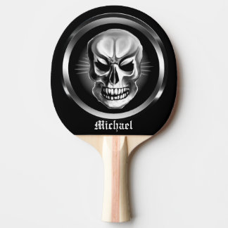 Raquette De Ping Pong Palette personnalisée de ping-pong de crâne