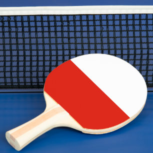 Raquette De Ping Pong Palette polonaise de ping-pong de drapeau pour le