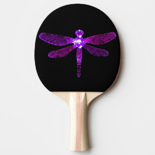Raquette De Ping Pong Palette pourpre de ping-pong de libellule