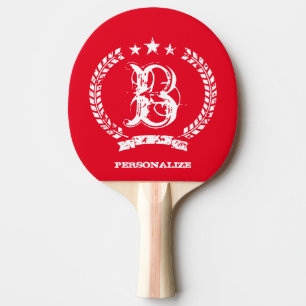 Raquette De Ping Pong Palette vintage de ping-pong de ping-pong de