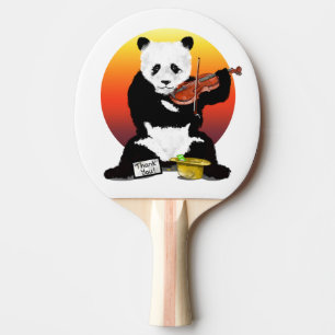 Raquette De Ping Pong Panda Busching Jouer un violon