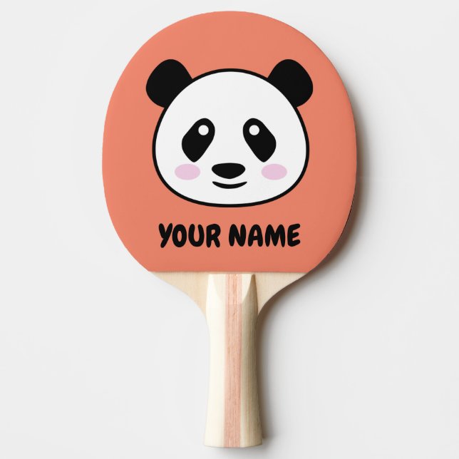 Raquette De Ping Pong Panda super mignonne ours ping pong pingpong paddl (Devant)