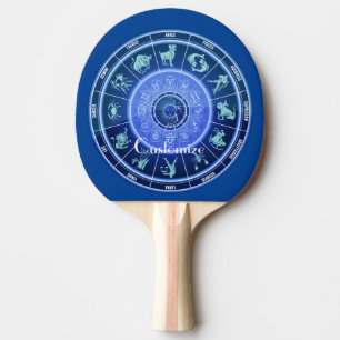 Raquette De Ping Pong Panneau solaire Zodiac Calendrier Astrologie Thund
